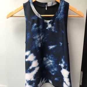 ultracor Tops - Ultracor sz S blue/black tie dye tank ultracor Tops - Ultracor sz S blue/black tie dye tank